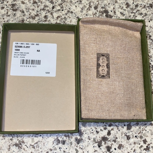 **SOLD** Gucci Animalier Leather Card Case - 100% Authentic - Picture 5 of 5